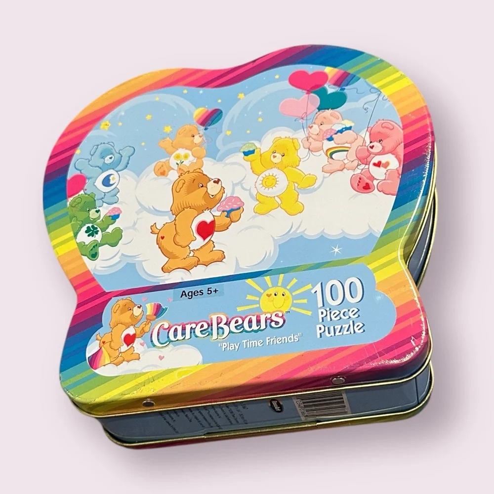 Care Bears 100 Piece Puzzle - Rainbow With Decorative Tin RoseArt